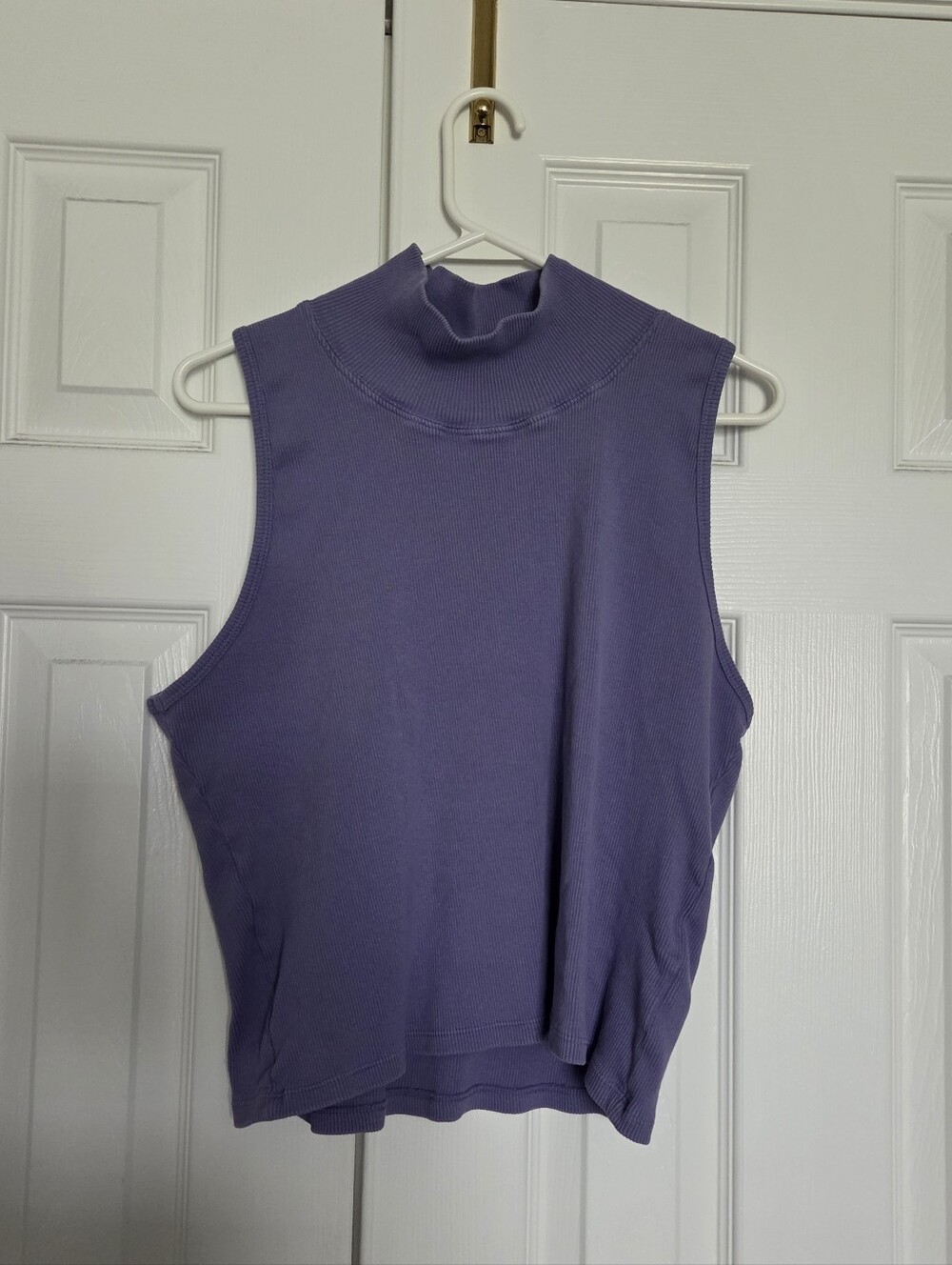 Big Bud Press Many Colors Sleeveless Turtleneck Crop Top